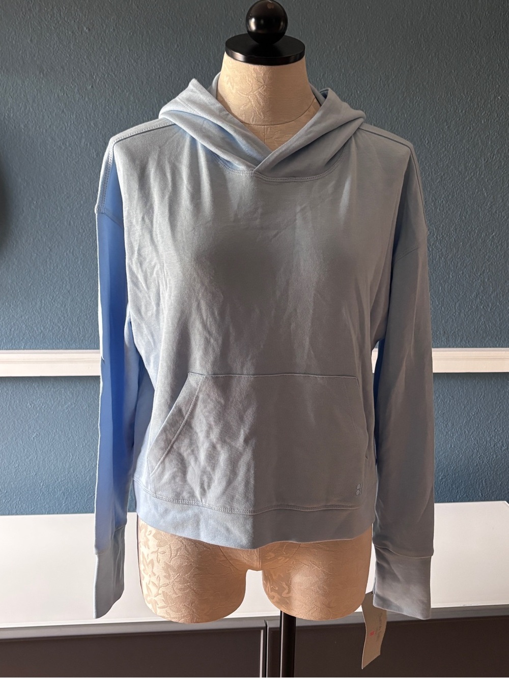 Sweaty Betty After Class Hoodie – Breeze Blue – US Size 6 – NWT!